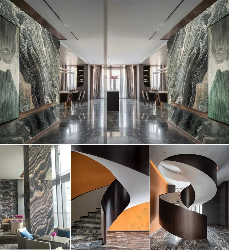 Cipollino Ondulato Rosso Marble indoor Floor and Wall Tiles