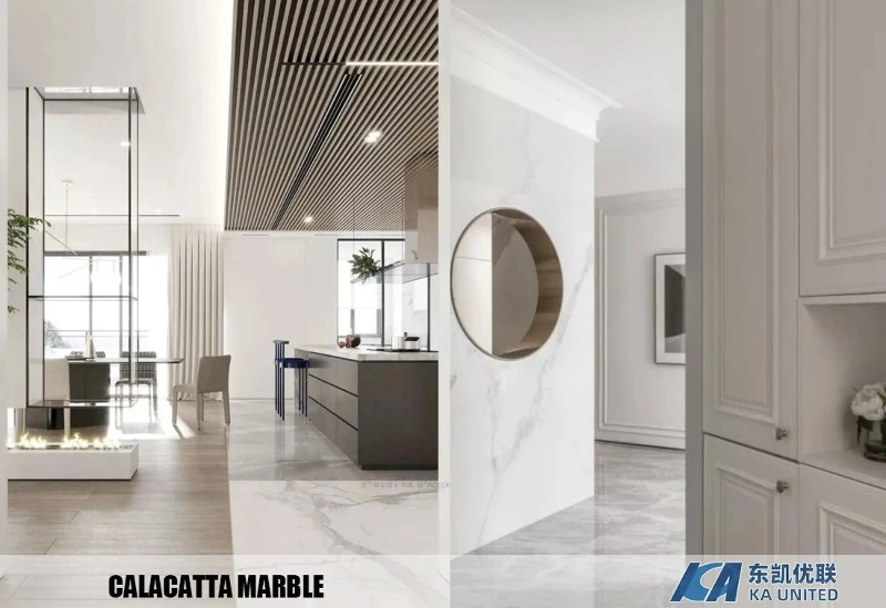 Calacatta White Marble Accent Wall projects KA UNITED Calacatta White Marble Accent Wall projects KA UNITED