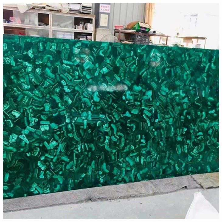 Green Malachite Random Slab