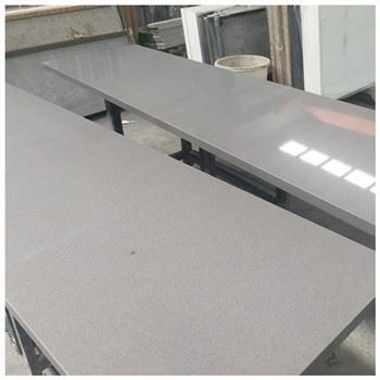 Bancada de quartzo cinza médio