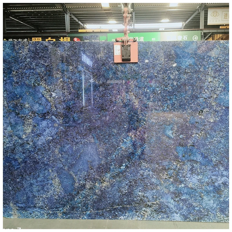 Deep Blue Alaska Granite Slab