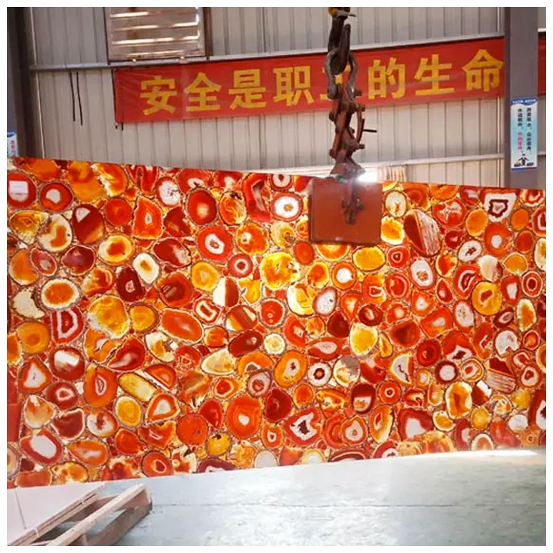 Red Agate Slab