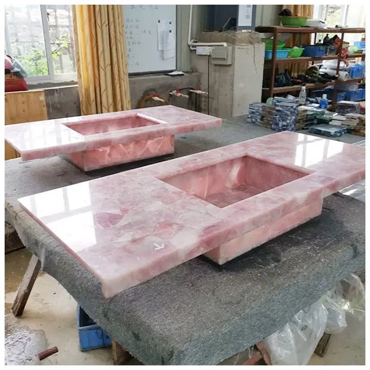 Rose Pink Quartz Washbasin