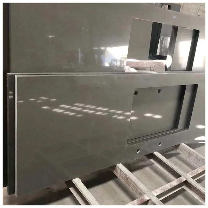 Grey Quartz Kitchen Countertops