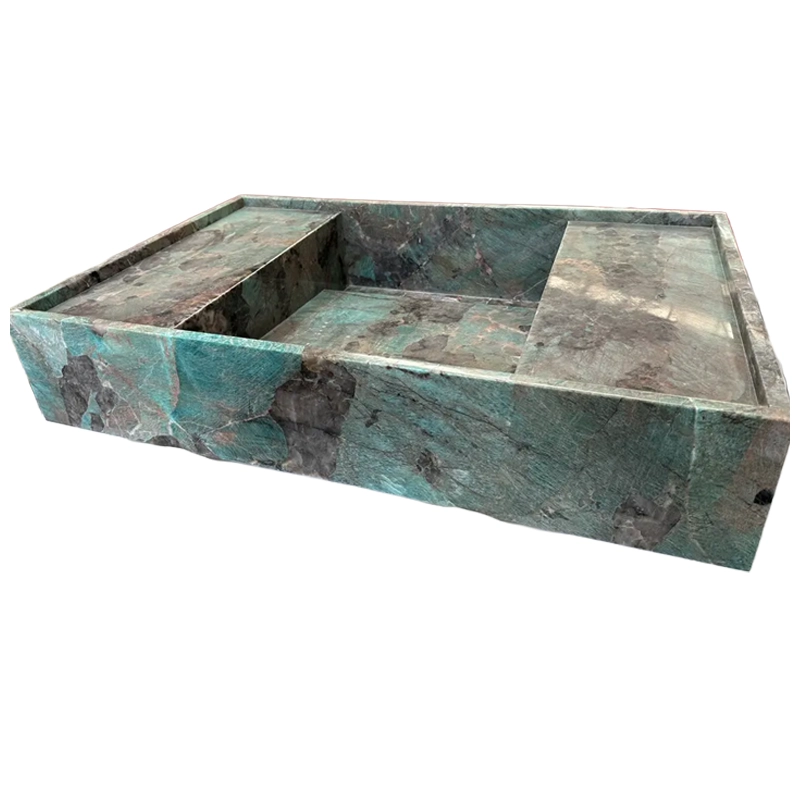 Amazonite Quartzite Bathroom Vanity Basin