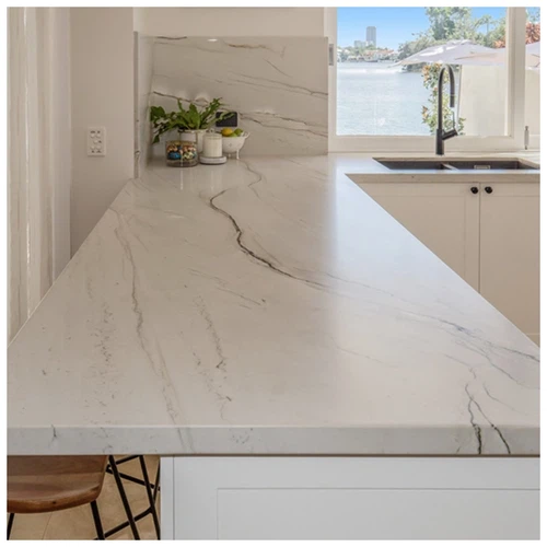 Mont Blanc White Quartzite Countertops Factory-KA UNITED Mont Blanc White Quartzite Countertops Factory-KA UNITED