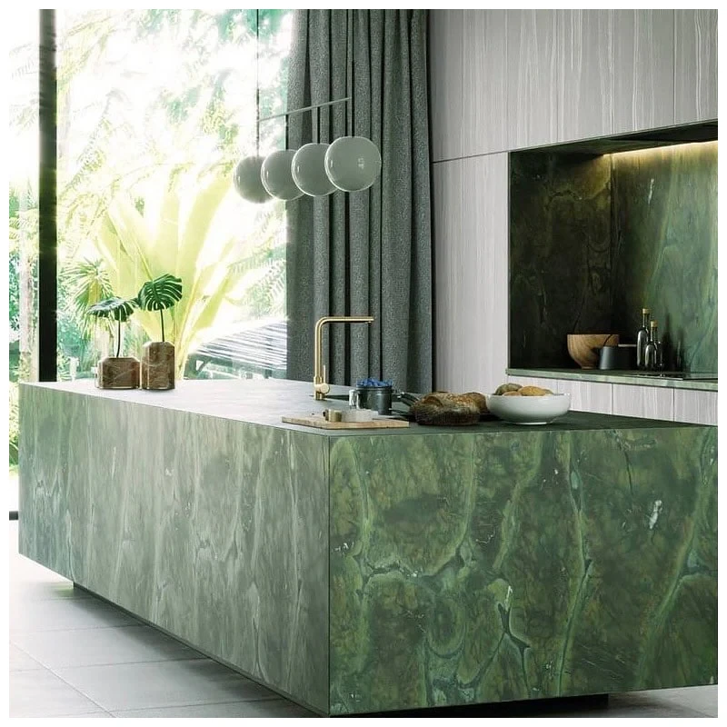 Vitoria Regia Quartzite Island Tops in Luxury Home Vitoria Regia Quartzite Island Tops in Luxury Home