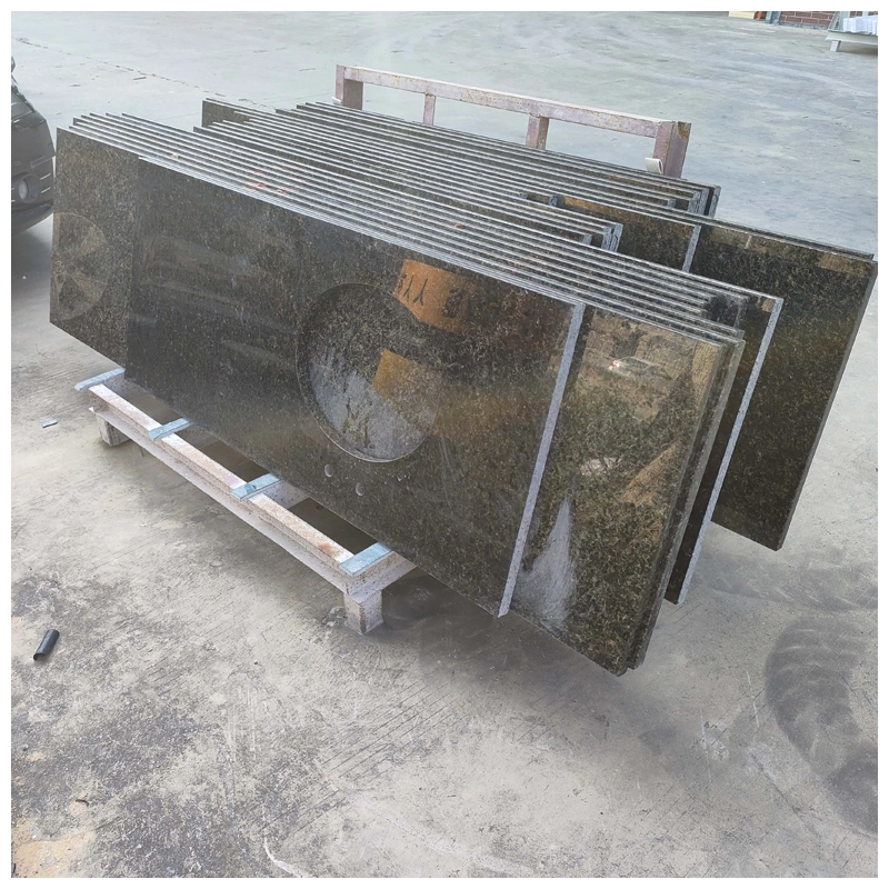 Verde Butterfly Granite Vanity Countertops Verde Butterfly Granite Vanity Countertops
