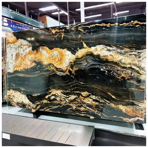 Titanium Gold Black Granite Slabs Titanium Gold Black Granite Slabs