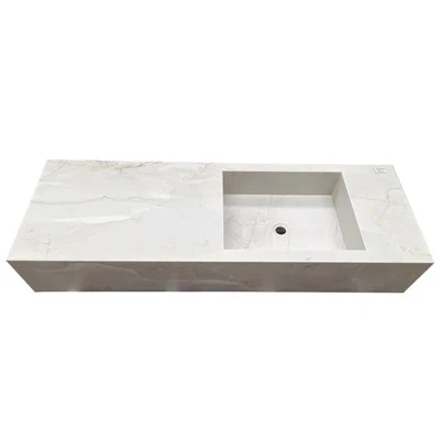 Bancadas de quartzito de Bianco Superiore