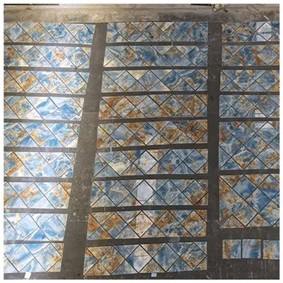 Azulejo de ônix azul