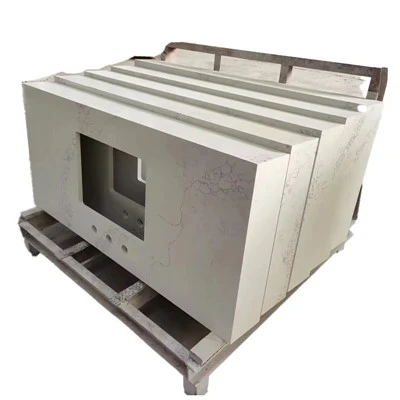 Bancada de quartzo branco Carrara