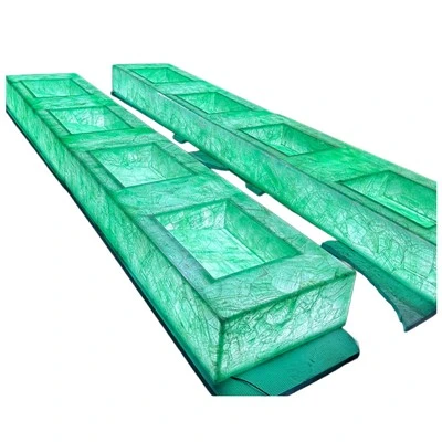 Pias de fluorita de cristal verde