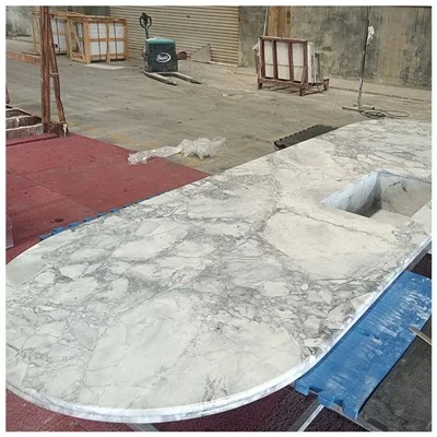 Super White Quartzite Kitchen Banchetops