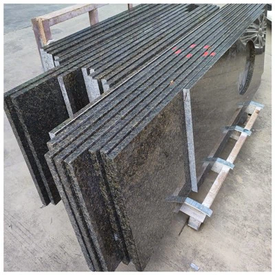 Bancadas de granito borboleta verde